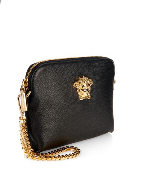 versace black and gold clutch|Versace clutch sale.